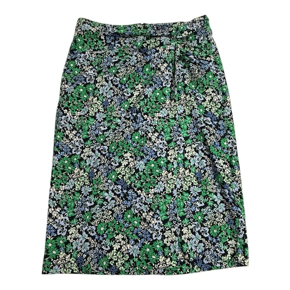 Ann Taylor Floral Midi Skirt Size 6 - Picture 1 of 4
